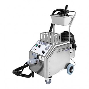 Goodway GVC-1502-VAC Commercial Vapor Steam Cleaner with Vacuum - 1.3 Gallon, 115V