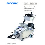 Goodway GVC-1502-VAC Commercial Vapor Steam Cleaner with Vacuum - 1.3 Gallon, 115V Goodway GVC-1502-VAC Commercial Vapor Steam Cleaner with Vacuum - 1.3 Gallon, 115V