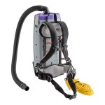ProTeam 107339 Super Coach Pro 10 Qt. Backpack Vacuum with 105889 Hard Floor Kit with Scalloped Felt Brush - 120V