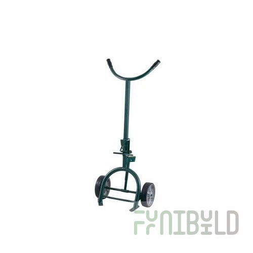 Harper 1,200 lb. Drum Truck with Spring Loaded Swing Axle, Universal Chime Hook, and 10
