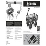 Gorilla 1,200 lb. Steel Utility Cart GCG-1200