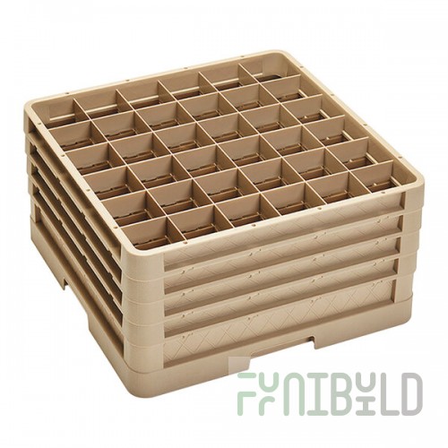 Vollrath CR7CCCC Traex® 36 Compartment Beige Full-Size Closed Wall 9 7/16
