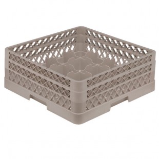 Vollrath TR8DA Traex® Full-Size Beige 16-Compartment 6 3/8 Vollrath TR8DA Traex® Full-Size Beige 16-Compartment 6 3/8