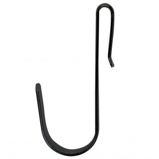 Metro HK23B Black Small Snap-On Hook - 1 1/4 Metro HK23B Black Small Snap-On Hook - 1 1/4