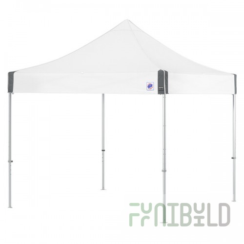 E-Z Up ENDA10KWH Endeavor Instant Shelter 10' x 10' White Canopy with Clear Aluminum Frame