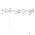 E-Z Up ENDA10KWH Endeavor Instant Shelter 10' x 10' White Canopy with Clear Aluminum Frame E-Z Up ENDA10KWH Endeavor Instant Shelter 10' x 10' White Canopy with Clear Aluminum Frame