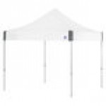 E-Z Up ENDA10KWH Endeavor Instant Shelter 10' x 10' White Canopy with Clear Aluminum Frame E-Z Up ENDA10KWH Endeavor Instant Shelter 10' x 10' White Canopy with Clear Aluminum Frame