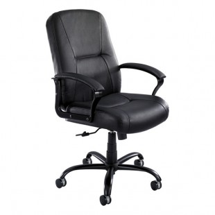 Safco 3500BL Serenity Big and Tall Black Leather Swivel / Tilt Office Chair Safco 3500BL Serenity Big and Tall Black Leather Swivel / Tilt Office Chair