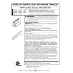 Heatstar 4000 Series High-Intensity Overhead Radiant Liquid Propane Spark Ignition Restaurant / Patio Heater F140731 - 40,000 BTU Heatstar 4000 Series High-Intensity Overhead Radiant Liquid Propane Spark Ignition Restaurant / Patio Heater F140731 - 40,000 BTU