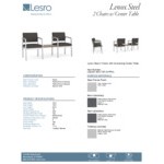 Lesro Lenox Steel Patriot Plus Charcoal Vinyl Two Guest Arm Chairs with Sarum Twill Laminate Connecting Table Lesro Lenox Steel Patriot Plus Charcoal Vinyl Two Guest Arm Chairs with Sarum Twill Laminate Connecting Table