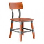 Lancaster Table & Seating Industrial Chair with Honey Maple Finish Lancaster Table & Seating Industrial Chair with Honey Maple Finish