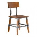 Lancaster Table & Seating Industrial Chair with Honey Maple Finish Lancaster Table & Seating Industrial Chair with Honey Maple Finish