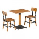 Lancaster Table & Seating Industrial Chair with Honey Maple Finish Lancaster Table & Seating Industrial Chair with Honey Maple Finish