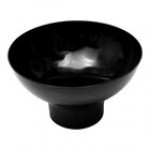Fineline Platter Pleasers 22 oz. Round Polystyrene White Dip Dish / Pedestal Bowl - 24/Case