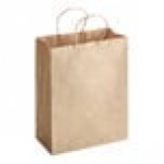Choice Heavy Duty 8 lb. Extra Heavy-Duty Natural Kraft Bag - 400/Case