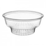 EcoChoice 5-12 oz. Compostable Clear Round Low Dome Dessert Lid with No Hole - 50/Pack EcoChoice 5-12 oz. Compostable Clear Round Low Dome Dessert Lid with No Hole - 50/Pack