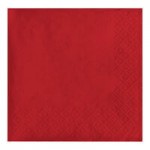 Creative Converting 951031 Classic Red 3-Ply Guest Towel / Buffet Napkin - 192/Case