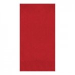 Creative Converting 951031 Classic Red 3-Ply Guest Towel / Buffet Napkin - 192/Case