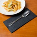 Hoffmaster FashnPoint Black Linen-Feel Dinner Napkin, 1/8 Fold, 15 1/2 Hoffmaster FashnPoint Black Linen-Feel Dinner Napkin, 1/8 Fold, 15 1/2