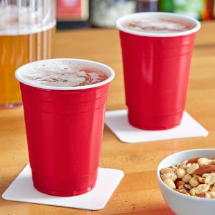 Choice 16 oz. Red Plastic Cup - 50/Pack Choice 16 oz. Red Plastic Cup - 50/Pack