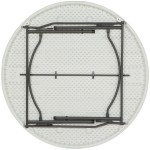 Lifetime Round Folding Table, 60 Lifetime Round Folding Table, 60