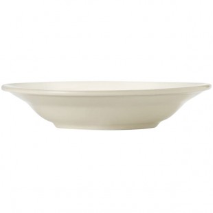 Libbey Porcelana Cream 15 oz. Cream White Wide Rim Rolled Edge Porcelain Pasta Bowl - Sample Libbey Porcelana Cream 15 oz. Cream White Wide Rim Rolled Edge Porcelain Pasta Bowl - Sample