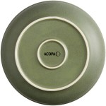 Acopa Embers 32 oz. Moss Green Matte Stoneware Pasta Bowl - Sample Acopa Embers 32 oz. Moss Green Matte Stoneware Pasta Bowl - Sample
