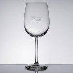 Libbey Vina 16 oz. Wine Glass with Etched Pour Lines and Libbey Vina 16 oz. Wine Glass with Etched Pour Lines and