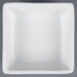 CAC F-BW6 Fortune 22 oz. White China Square Bowl - 36/Case