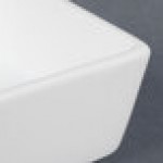 CAC F-BW6 Fortune 22 oz. White China Square Bowl - 36/Case