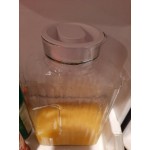 Anchor Hocking 93221AHG17 Bistro 64 oz. Glass Pitcher with Stopper - 4/Case