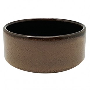 Luzerne Rustic by Oneida 1880 Hospitality L6753059941 2 oz. Chestnut Porcelain Dip / Sauce Dish / Ramekin - 72/Case
