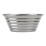 American Metalcraft RSC3 1.5 oz. Stainless Steel Round Ribbed Sauce Cup - 12/Case