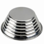 American Metalcraft RSC3 1.5 oz. Stainless Steel Round Ribbed Sauce Cup - 12/Case