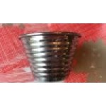 American Metalcraft RSC3 1.5 oz. Stainless Steel Round Ribbed Sauce Cup - 12/Case