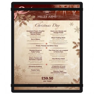 Menu Solutions ACRB-C Black 8 1/2 Menu Solutions ACRB-C Black 8 1/2