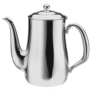 Walco Satin Soprano from Steelite International WLCX513B 30 oz. Brushed Stainless Steel Gooseneck Coffee Pot Walco Satin Soprano from Steelite International WLCX513B 30 oz. Brushed Stainless Steel Gooseneck Coffee Pot