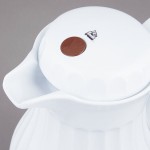 Vollrath 52130 SwirlServe Tilt & Pour 42 oz. White Beverage Server Vollrath 52130 SwirlServe Tilt & Pour 42 oz. White Beverage Server