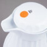 Vollrath 52130 SwirlServe Tilt & Pour 42 oz. White Beverage Server Vollrath 52130 SwirlServe Tilt & Pour 42 oz. White Beverage Server