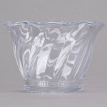 Cambro SRB5152 5 oz. Clear Plastic Swirl Bowl - 24/Case