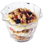 Cambro SRB5152 5 oz. Clear Plastic Swirl Bowl - 24/Case