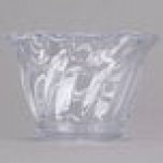 Cambro SRB5152 5 oz. Clear Plastic Swirl Bowl - 24/Case
