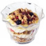 Cambro SRB5152 5 oz. Clear Plastic Swirl Bowl - 24/Case