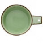 Oneida Studio Pottery Celadon by 1880 Hospitality F1463067108 12 oz. Porcelain Single-Handled Tapas Dish - 24/Case