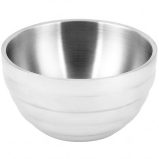 Vollrath 4659150 Double Wall Round Beehive 3.4 Qt. Serving Bowl - Pearl White Vollrath 4659150 Double Wall Round Beehive 3.4 Qt. Serving Bowl - Pearl White