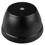 G.E.T. Enterprises FRD23BB Bugambilia 2.5 Qt. Classic Textured Finish Black Resin-Coated Aluminum Miami Round Bowl G.E.T. Enterprises FRD23BB Bugambilia 2.5 Qt. Classic Textured Finish Black Resin-Coated Aluminum Miami Round Bowl