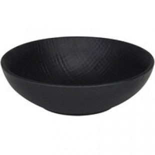 Cal-Mil Sedona 22 oz. Textured Black Coupe Melamine Bowl