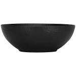Cal-Mil Sedona 22 oz. Textured Black Coupe Melamine Bowl Cal-Mil Sedona 22 oz. Textured Black Coupe Melamine Bowl