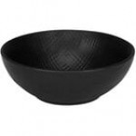 Cal-Mil Sedona 22 oz. Textured Black Coupe Melamine Bowl Cal-Mil Sedona 22 oz. Textured Black Coupe Melamine Bowl