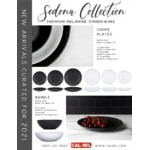 Cal-Mil Sedona 22 oz. Textured Black Coupe Melamine Bowl Cal-Mil Sedona 22 oz. Textured Black Coupe Melamine Bowl